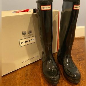 Hunter Rainboots Women Original Gloss Black